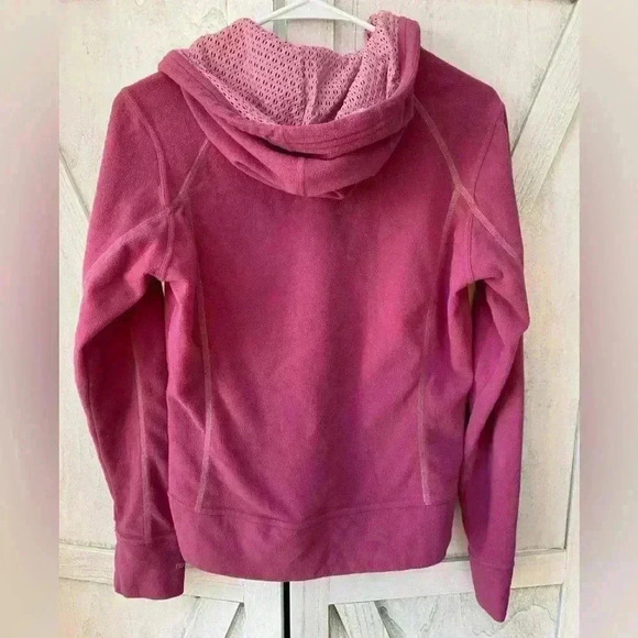The North Face Fleece Jacket Hoodie Women's Medium Pink 1/2 Zip Outerwear - Picture 2 of 7
